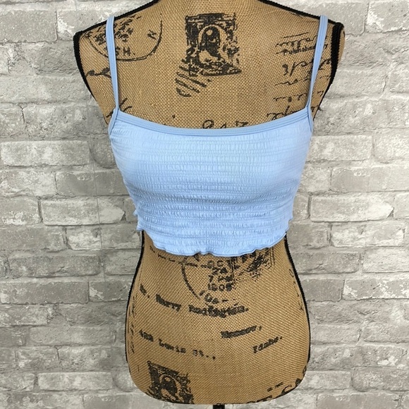 Xhilaration Textured Smocked Bikini Top - Picture 2 of 8